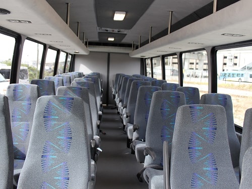 30 Seat Mini-coach interior