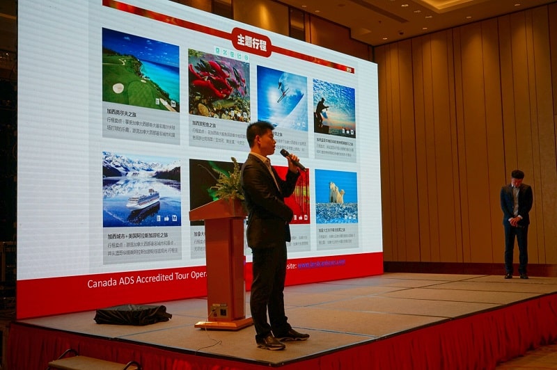 Bestcan Tours promote Canada event in China