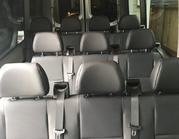 15 seat Mercedes Sprinter Interior
