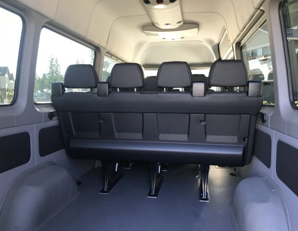15 seat Mercedes Sprinter back Storage